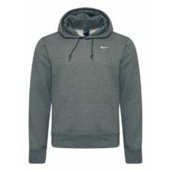 Nike navy blue tag hoodie sweater distressed faded club fleece pullover - Picture 1 of 16